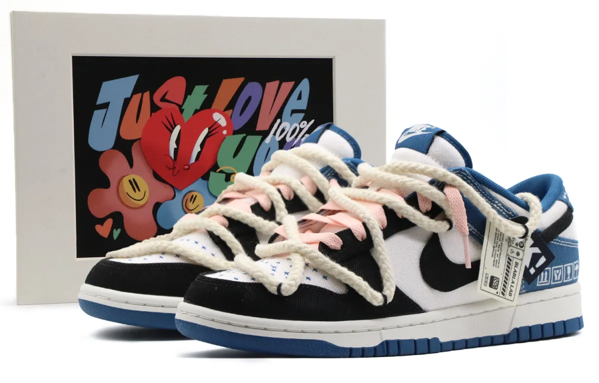 Nike Dunk Low top Skateboard Shoes Men's Blue
