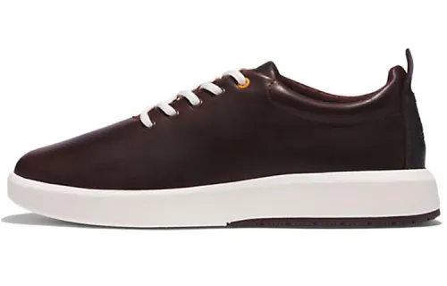 Timberland Skateboard Shoes Men's Low Top Burgundy