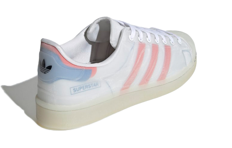 Кеды adidas Originals Superstar Futureshell (бело-красные) — фото 4