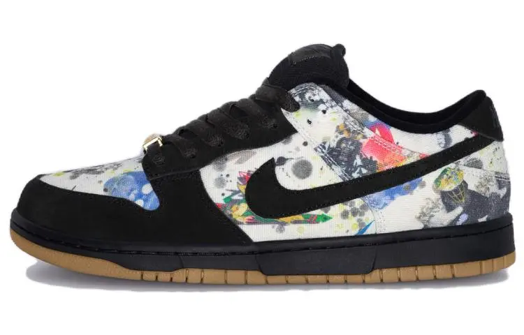 Nike Dunk SB 'Rammellzee' Low top Skateboard Shoes Unisex Black Multicolor