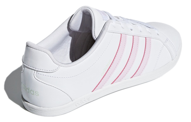 Женские кеды adidas neo Coneo Qt (бело-розовые) — Белый / розовый — фото 4