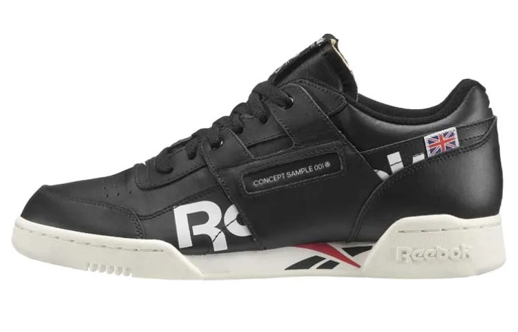 Reebok Workout Skate Shoes 'Black White'