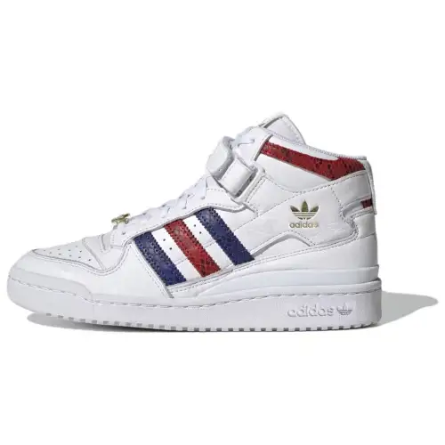 Adidas Originals FORUM Mid top Skateboard Shoes Women's White