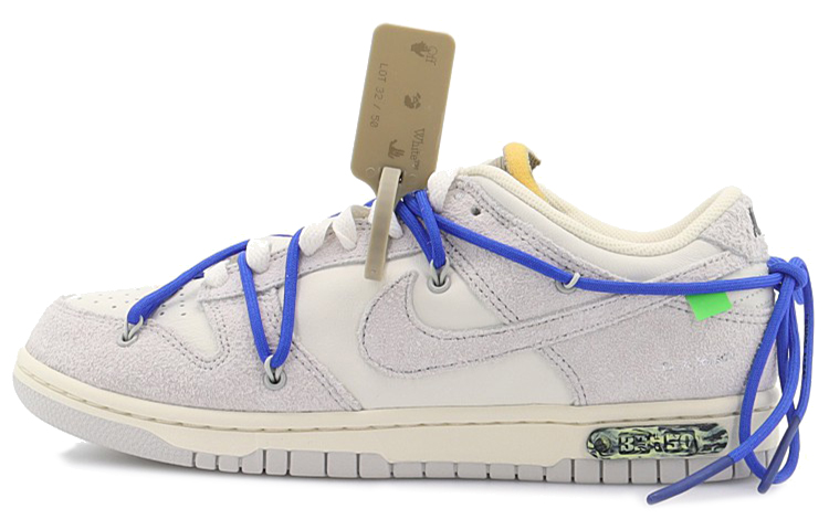 Кеды OFF-WHITE x Nike Dunk The 50 NO.32 (серые / белые)