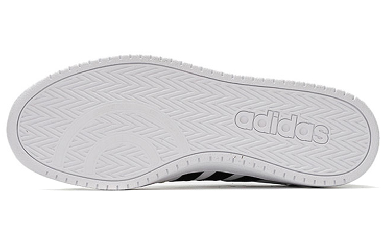 Мужские кеды adidas neo Hoops 2.0 (бело-серо-черные) — фото 6
