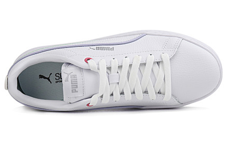 Женские кеды PUMA Platform Piping (белые) — Белый — фото 4