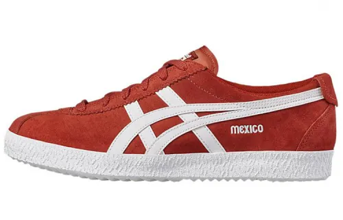 Onitsuka Tiger Delegation Tiger Mexico Delegation Casual Skateboard Shoes Unisex Vermilion