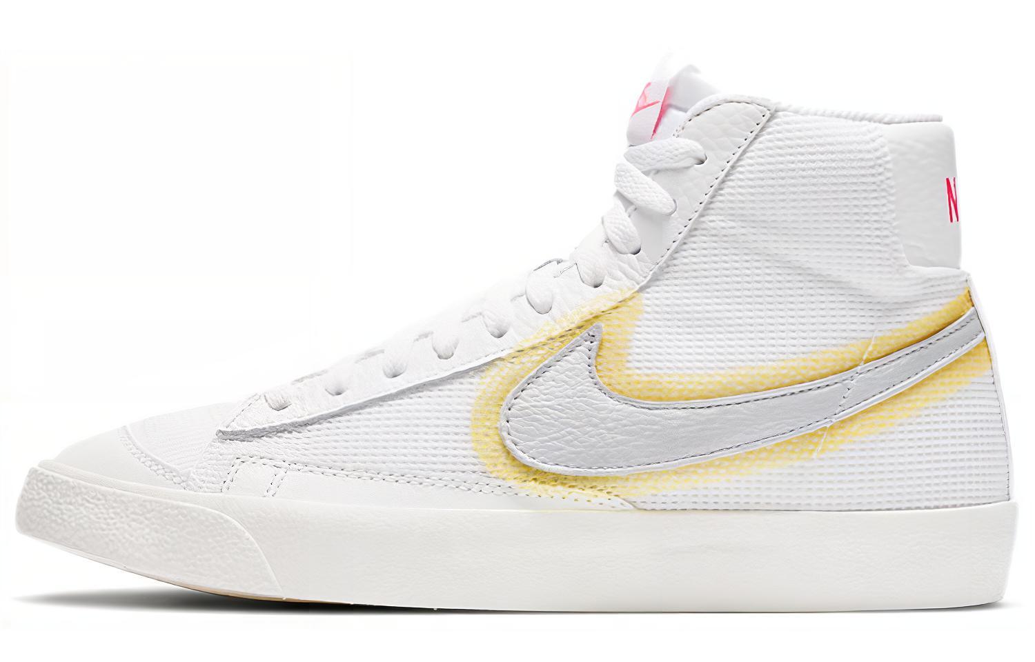 Nike Blazer Mid Vintage 77 Cotton Waffle White University Gold Women's