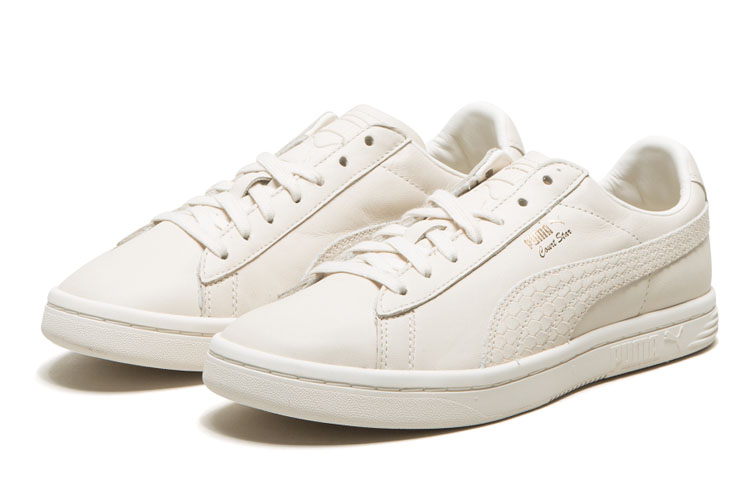 Кеды PUMA Zapatillas Court Star FS Premium (бело-серые) — Белый / серый — фото 3
