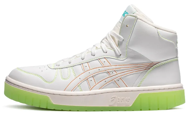 ASICS Unisex Court Mz Hi High top Sneakers White/Green