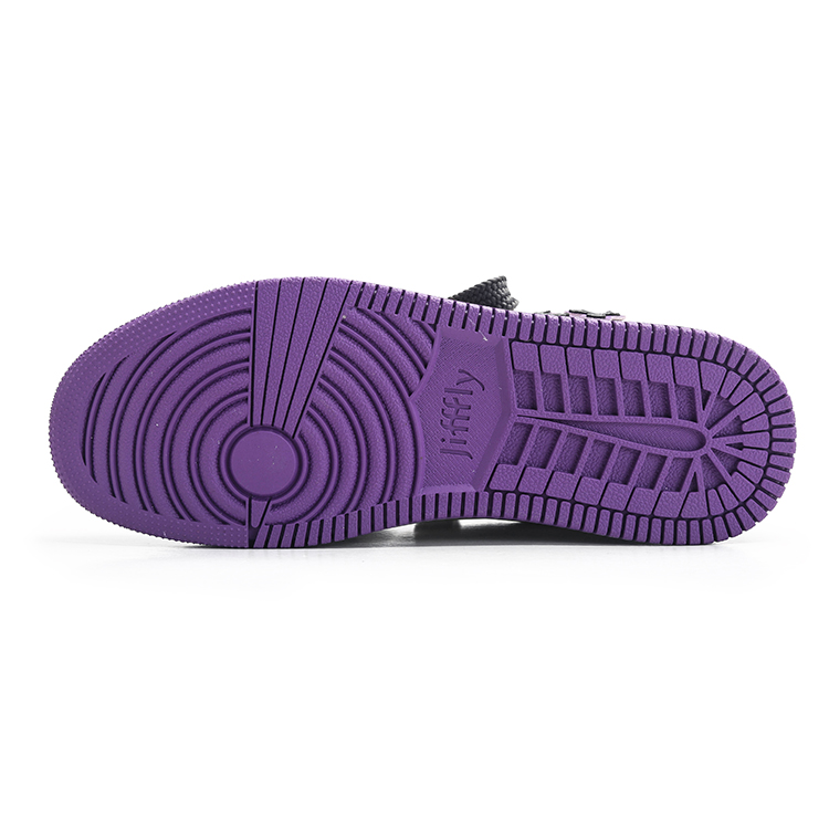 Jifffly Low top Skateboard Shoes Unisex Black Gray Purple