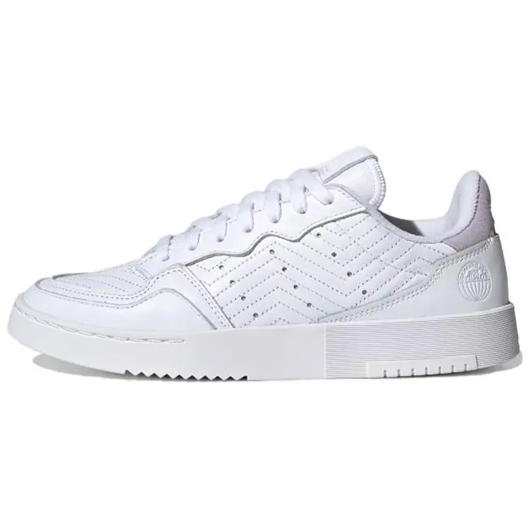 Adidas Originals Super Court Synthetic Leather Slip Resistant Slip Resistant Low top Skateboard Shoes Women's