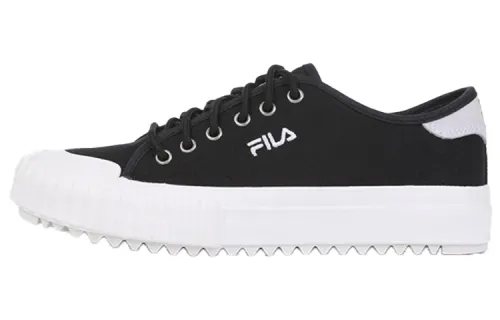 FILA Classic Kicks T Low Top Board Shoes Black/White