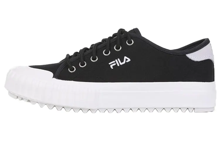 FILA Classic Kicks T Low Top Board Shoes Black/White