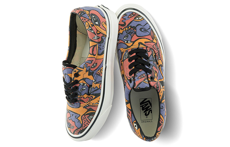 Кеды Vans Era Lx (оранжево-фиолетовые) — фото 4