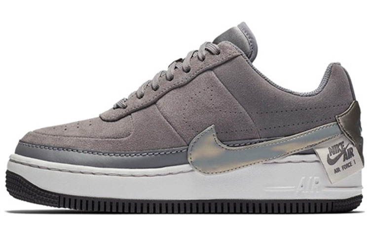 Nike Air Force 1 Air Force One Splicing Casual Wrapped Wear-resistant Low Top Shoes Women's Gray