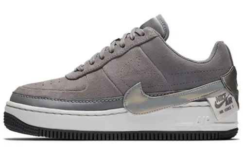Nike Air Force 1 Air Force One Splicing Casual Wrapped Wear-resistant Low Top Shoes Women's Gray