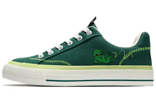 Pony Low top Skateboard Shoes Unisex Green