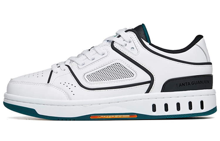 Anta Champion Series Nitrogen Technology Low top Skateboard Shoes Men's White Black Green