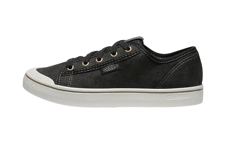 Keen Elsa Lite HARVEST SNEAKER LEA Low top Skateboard Shoes Women's Black