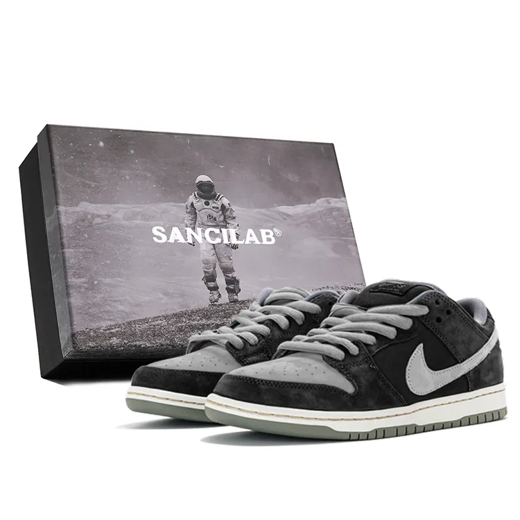 Nike Dunk SB 'Dust Noir' Xingji Exploration, Box Included, Industrial Haze, Niche Premium Abrasion Resistant