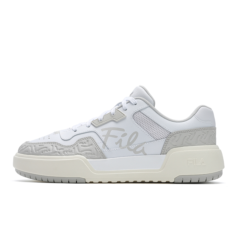 FILA CAMPUS Square Shoes Cushioning Abrasion Resistant Cushioning, Wear Resistant Low top Skateboard Shoes Men's Gray