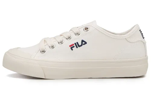 FILA Canvas Low top Skateboard Shoes Unisex Beige