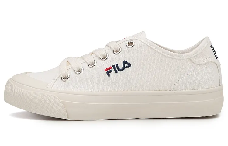 FILA Canvas Low top Skateboard Shoes Unisex Beige