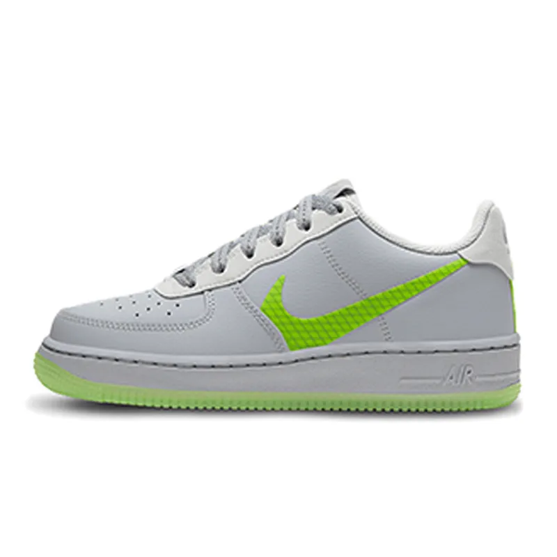Nike Air Force 1 LV8 3 'Wolf Grey Ghost Green' Gs