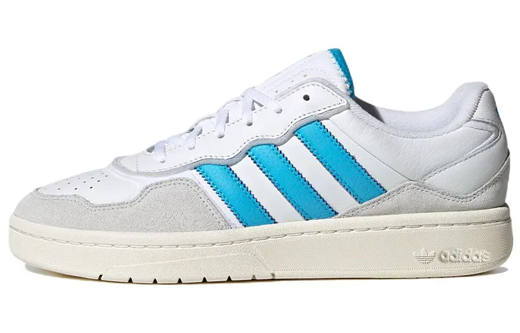 Adidas Originals Courtic Slip Resistant, Abrasion Resistant, Lightweight Low top Skateboard Shoes Unisex Gray Blue