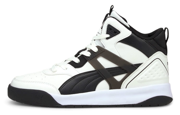 Мужские кеды PUMA Backcourt Mid (бело-черные)