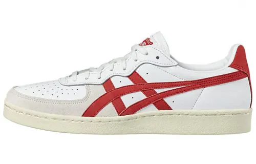 Onitsuka Tiger GSM Comfortable Abrasion Resistant Low top Skateboard Shoes Unisex White Red