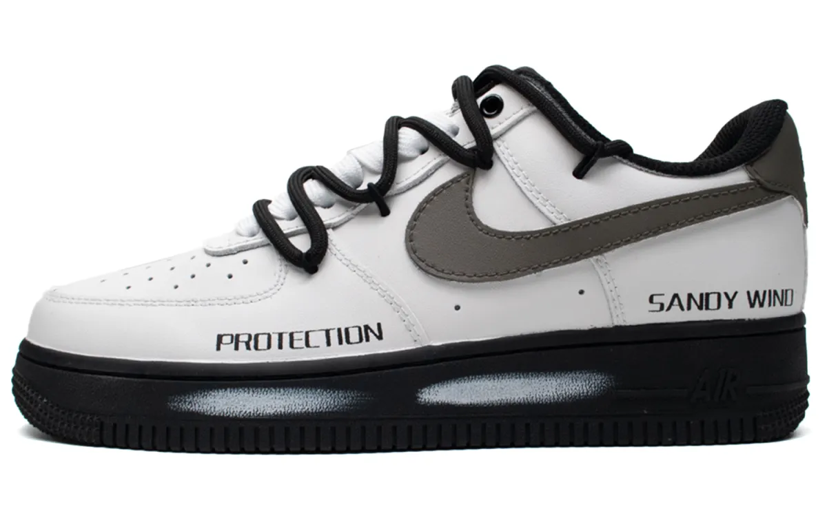 Nike Air Force 1 Low Gravel Leather Slip Resistant Cushioning Slip Resistant Cushioning Low top Skateboard Shoes Unisex