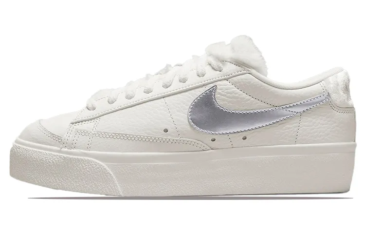 Nike Blazer Low Platform Faux Sherpa Fur Women's