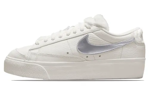 Nike Blazer Low Platform Faux Sherpa Fur Women's