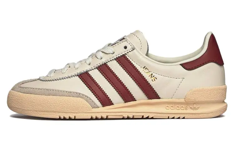 Adidas Jeans Chalk White Collegiate Burgundy