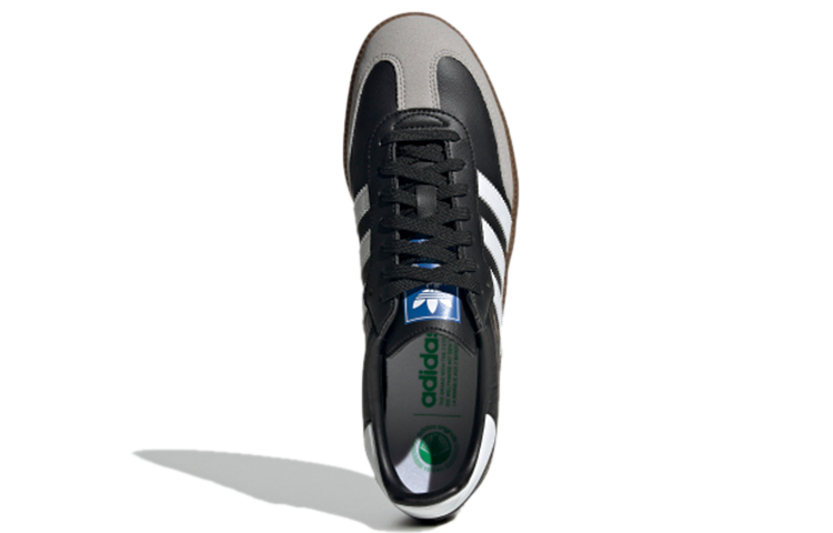 Кеды adidas originals Samba Vegan (черно-серая) — фото 5
