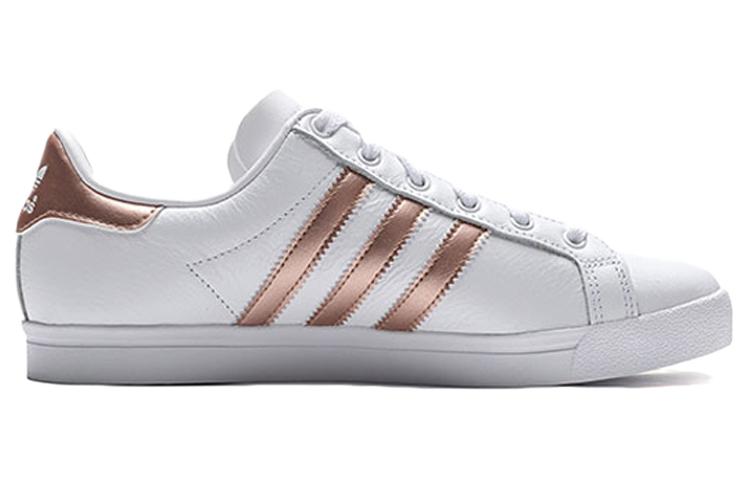 Женские кроссовки adidas Coast Star (бело-медные) — фото 2