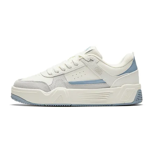 Anta C37 Series Slip Resistant Abrasion Resistant Low top Skateboard Shoes Women's White Blue