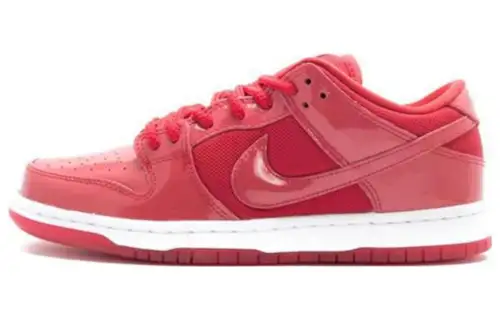 Nike SB Dunk Low Red Patent Leather