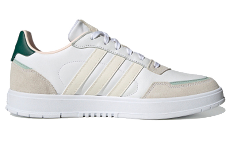 Мужские кеды adidas neo Courtmaster (бело-серо-зеленые) — Белый / серый / зелёный — фото 2