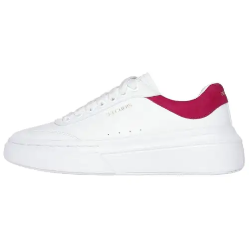 Skechers Cordova Classic Comfortable Low top Skateboard Shoes Women's White Red