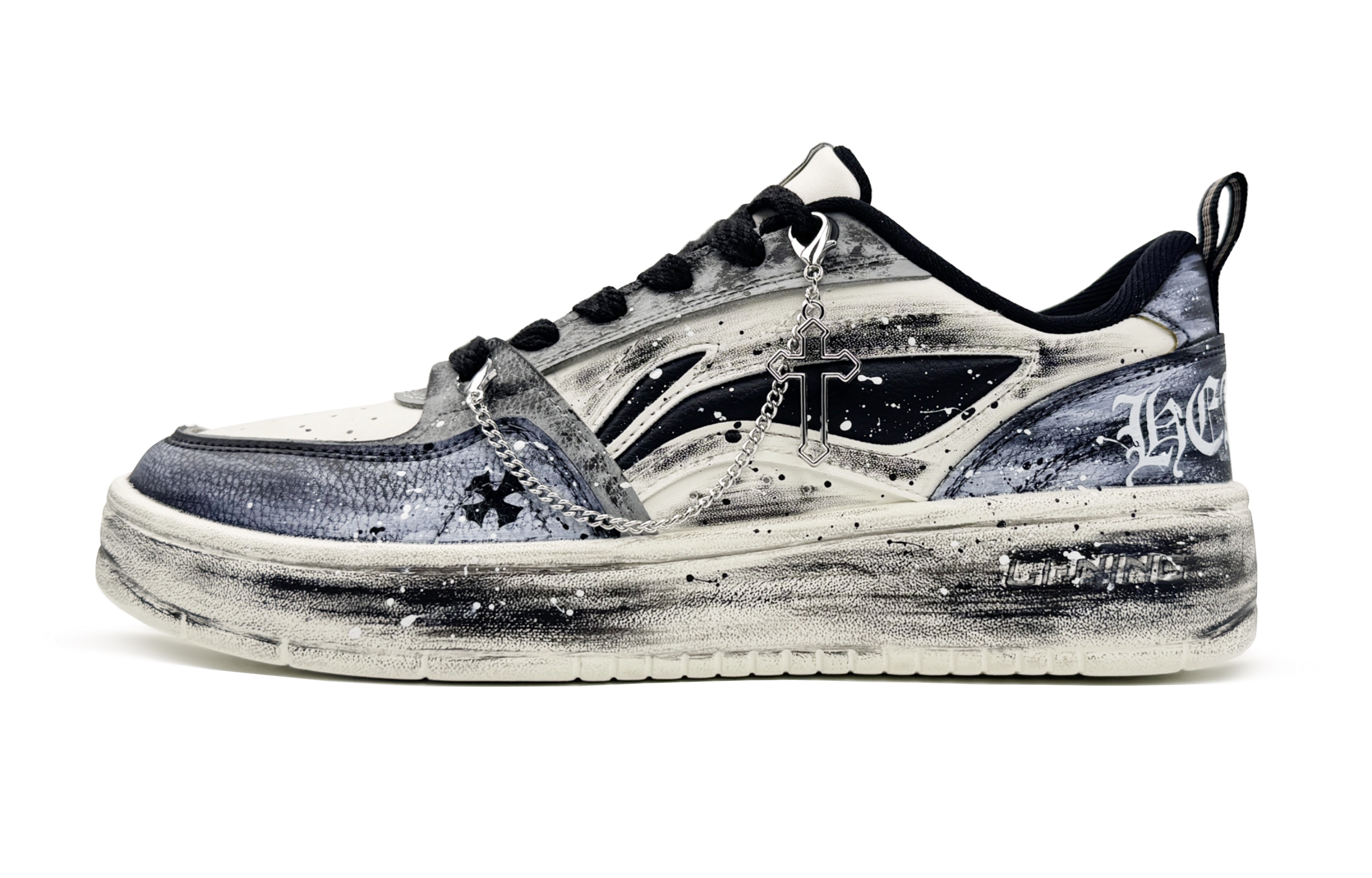 Li Ning Sycee V2 Slip Resistant Abrasion Resistant Slip Resistant Abrasion Resistant Low top Skateboard Shoes Men's