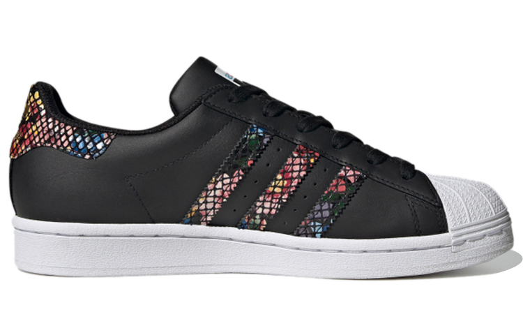Женские кеды adidas originals Superstar (черные) — фото 2