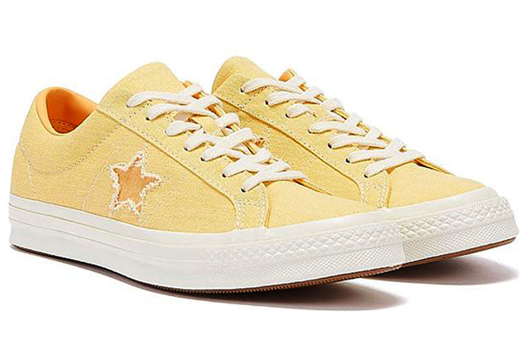 Кеды Converse one star (бледно-желтые) — фото 3