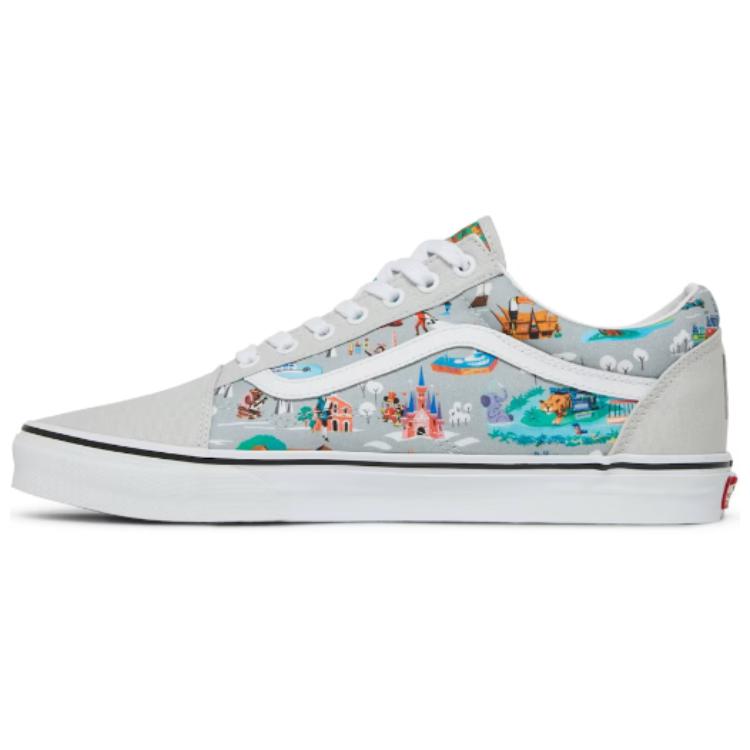 Old Skool Disney x Old Skool Vans '50th Anniversary - Disney Park Map'