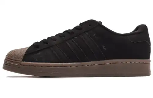 Adidas Superstar Shoes Canvas 'Navy Gum'