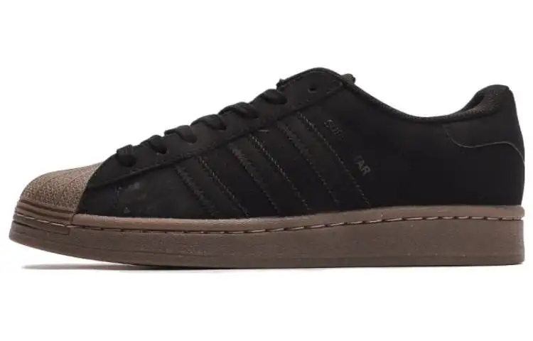 Adidas Superstar Shoes Canvas 'Navy Gum'