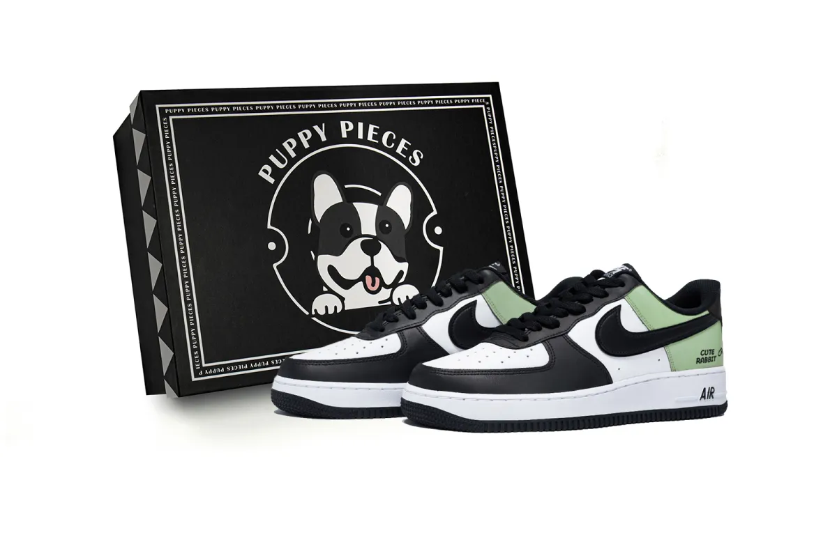 Nike Air Force 1 Radish Matcha, Special Shoe Box Included Slip Resistant Low top Skateboard Shoes Men's White Green