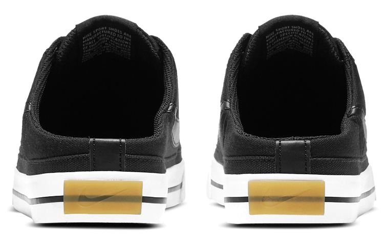 Слипоны Nike Court Legacy Mule (черные) — фото 5
